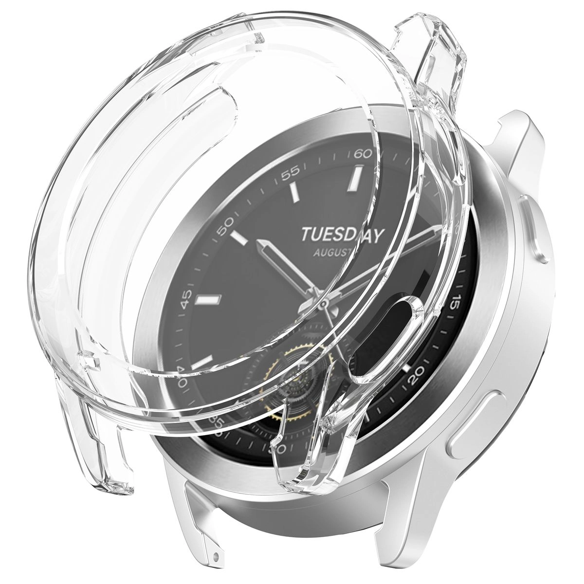 Nakładka na tarczę Bizon Felipe do Xiaomi Watch S3 47mm Przezroczysty