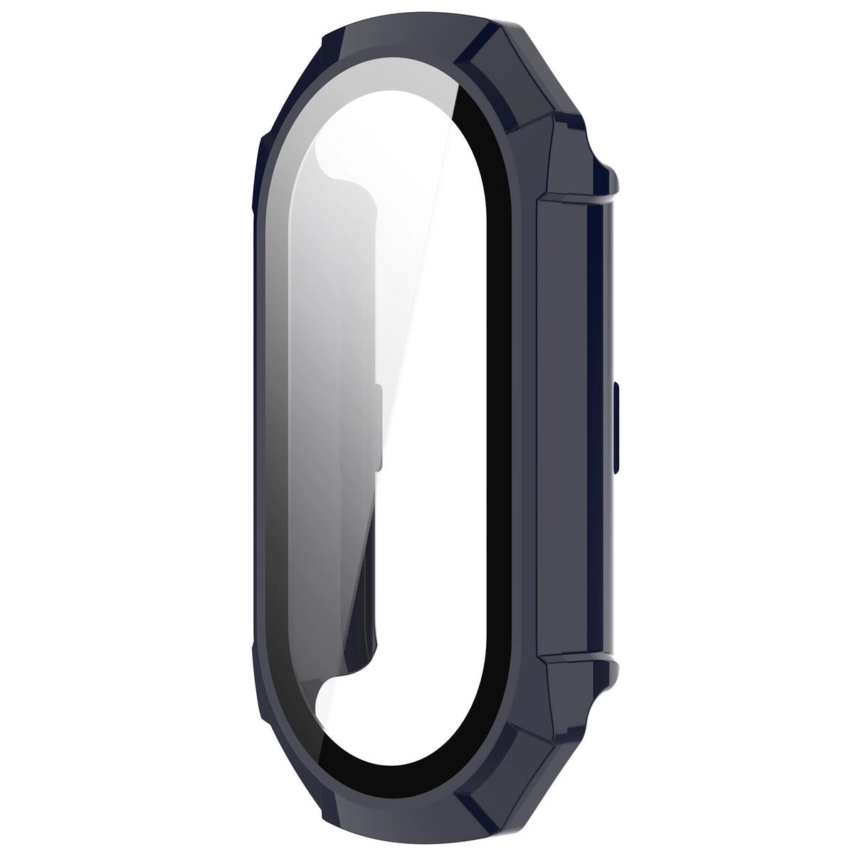 Nakładka na tarczę Bizon ze szkłem do Xiaomi Smart Band 9 Niebieski