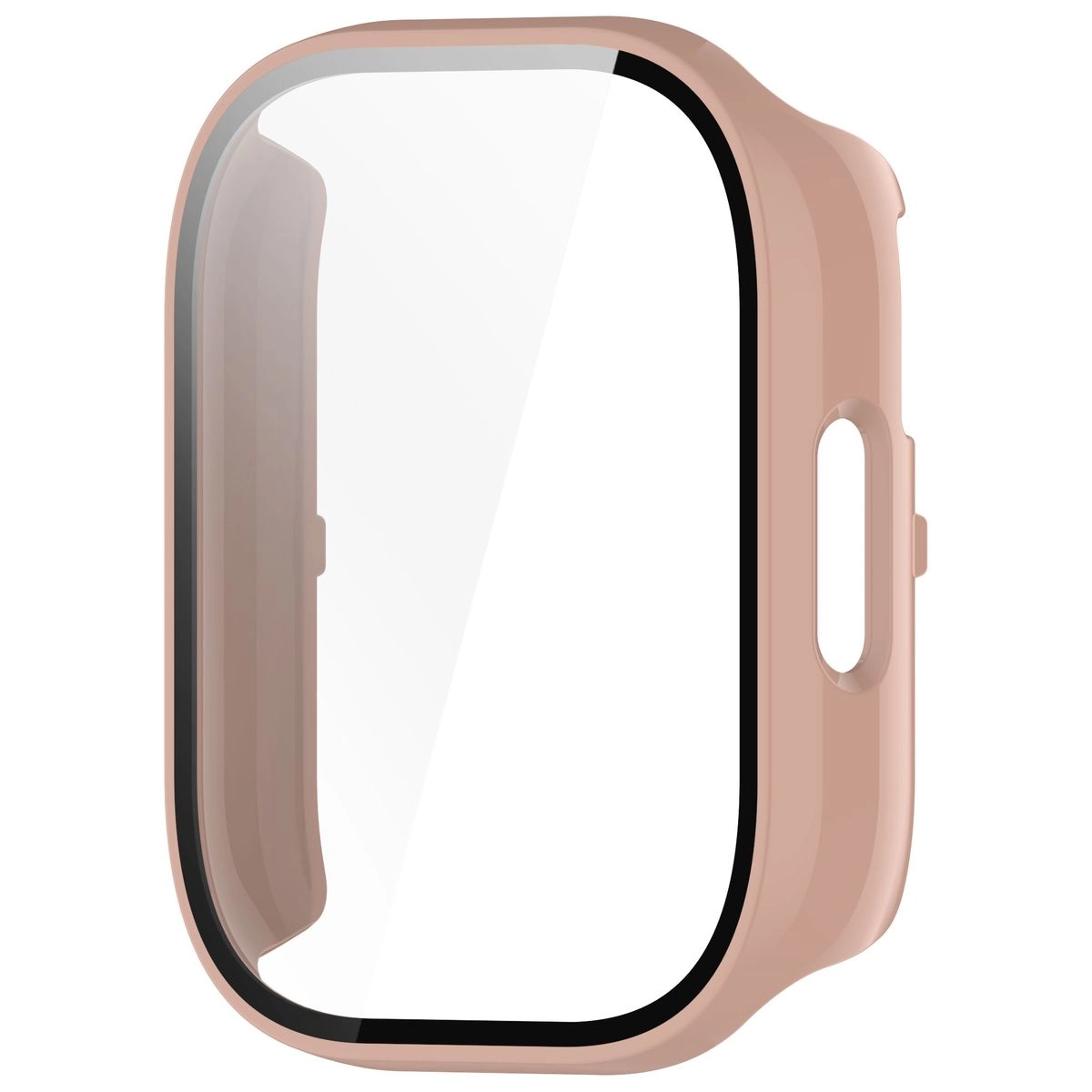 Nakładka na tarczę Bizon ze szkłem do Xiaomi Redmi Watch 5 Active Różowy