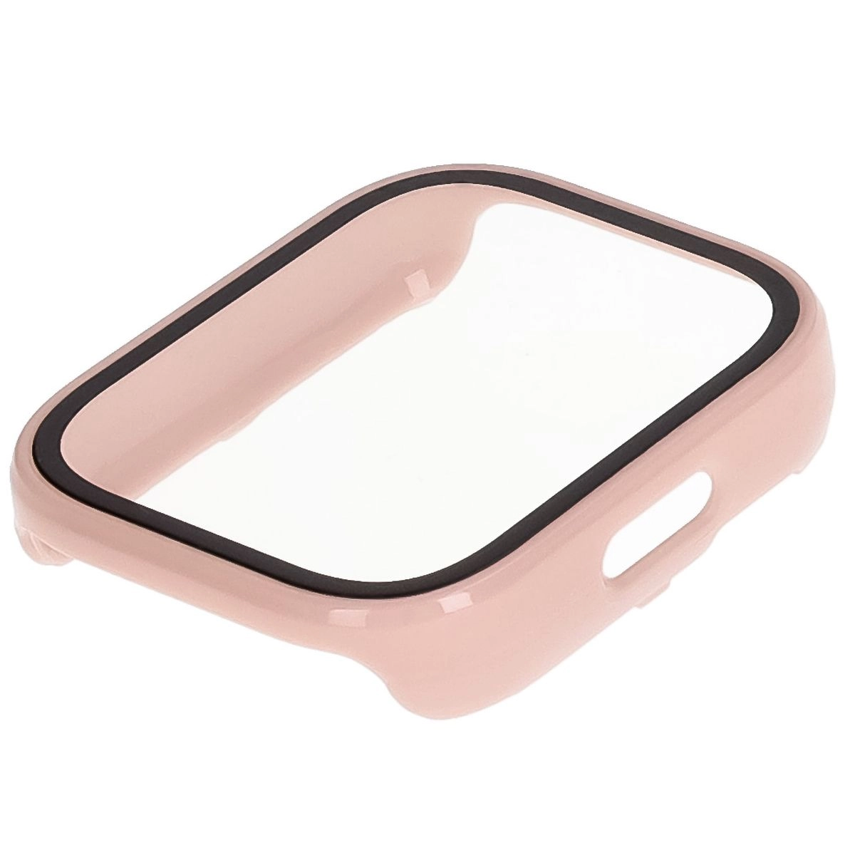 Nakładka na tarczę Bizon ze szkłem do Xiaomi Redmi Watch 5 Active Różowy