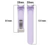 Pasek Bizon Strap Watch Silicone L do Galaxy Watch FE/7/6/6 Classic/5/5 Pro/4/4 Classic Lawendowy