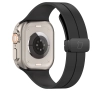 Pasek Bizon Strap Watch Silicone L do Apple Watch 44/45/46/49mm Czarny
