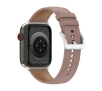Pasek Bizon skórzany Casual do Apple Watch 44/45/46/49mm Różowy
