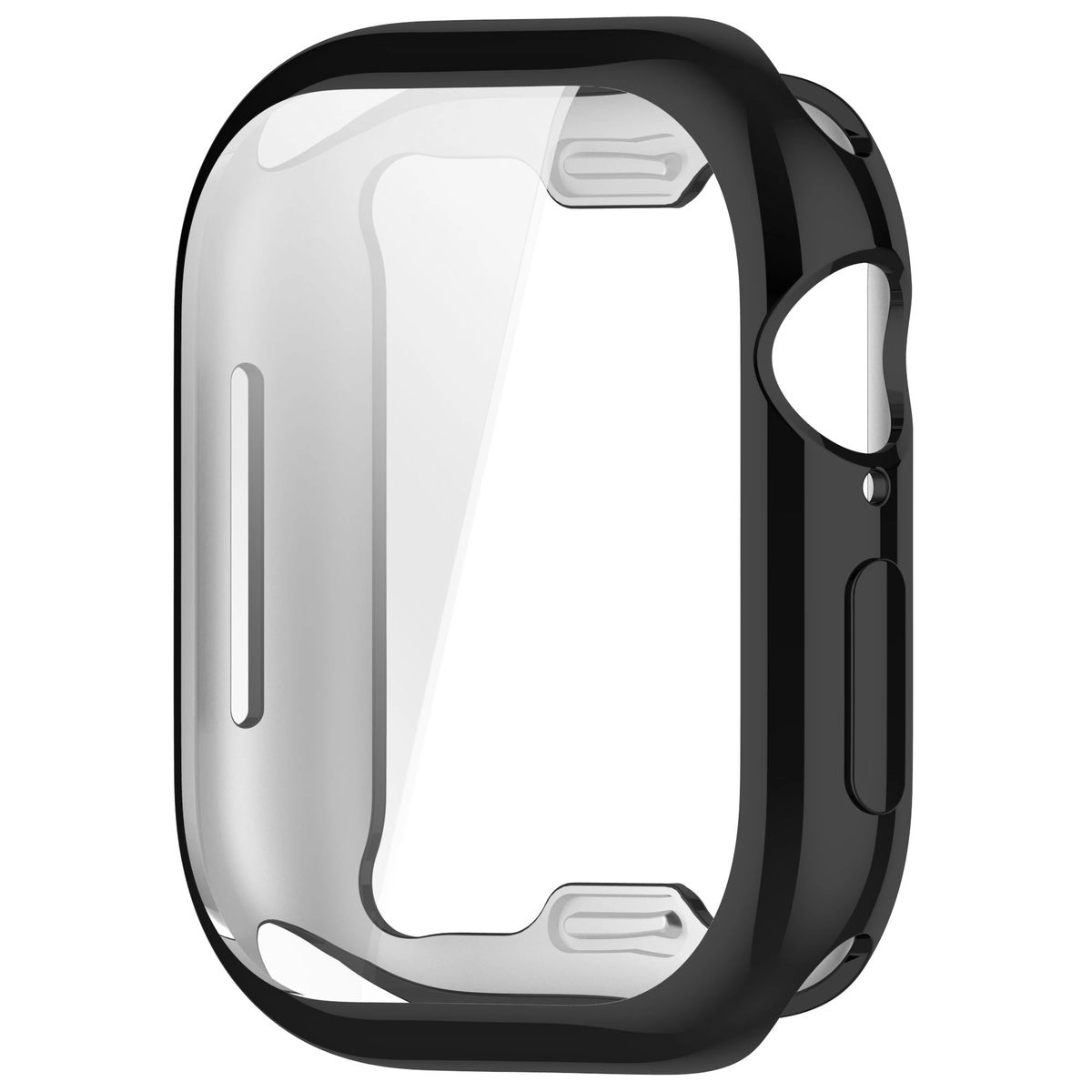 Nakładka na tarczę Bizon Felipe do Apple Watch 10 42mm Czarny
