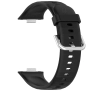 Pasek Bizon Strap Watch Silicone Pro SR do Huawei Watch Fit 3 Czarny