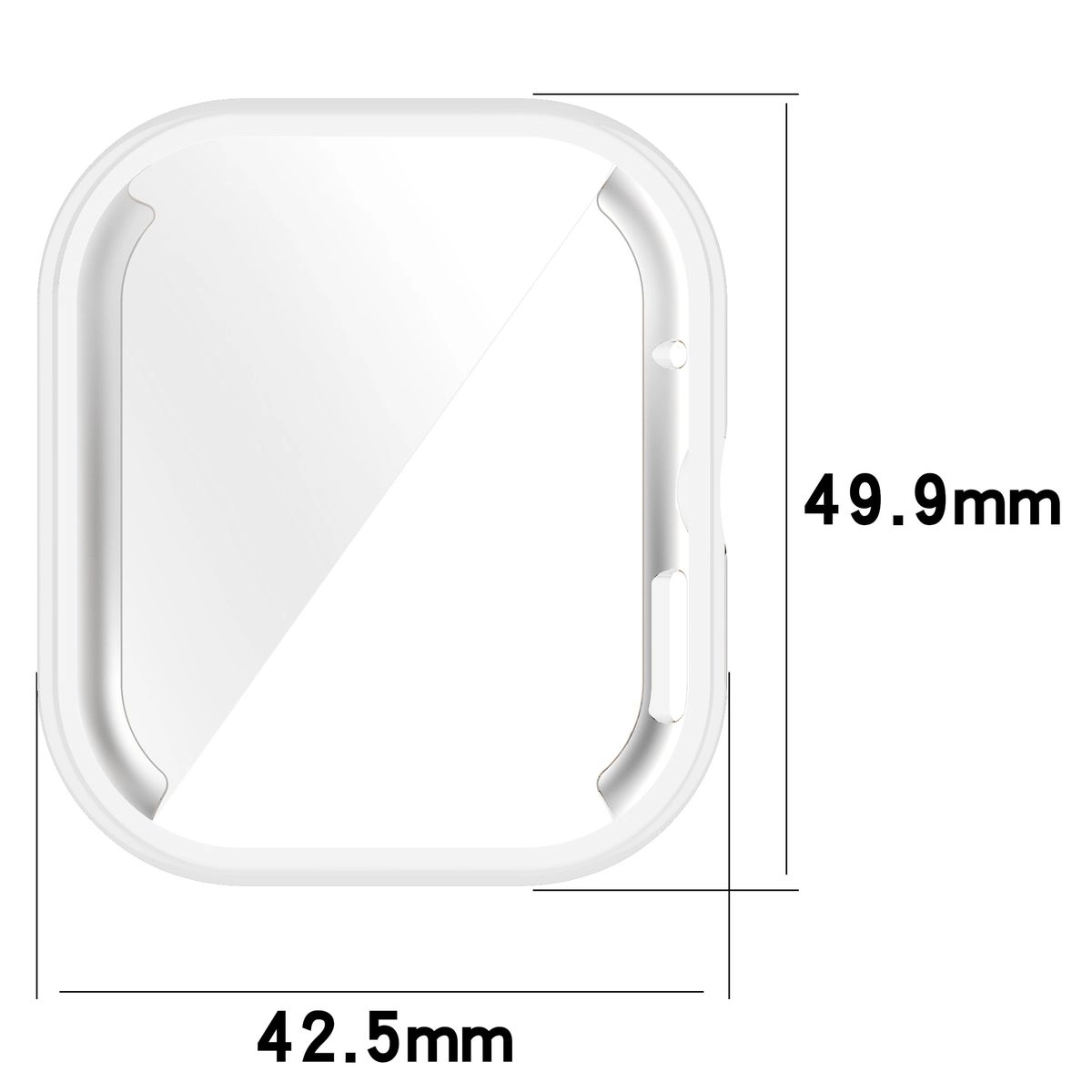 Nakładka na tarczę Bizon Felipe do Xiaomi Redmi Watch 4 Przezroczysty
