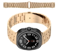 Bizon ze stali nierdzewnej Aura do Galaxy Watch Ultra 47mm Różowo-złoty