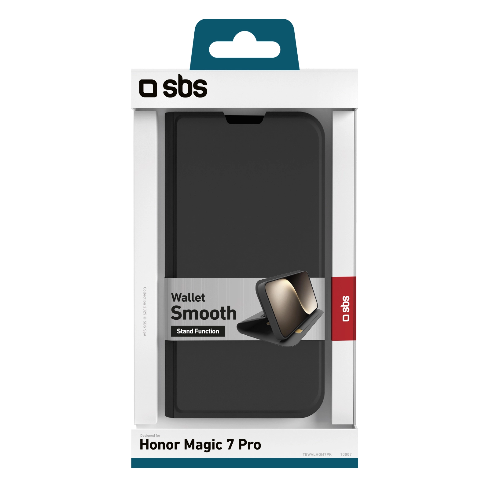 Etui SBS Wallet Mag do Honor Magic 7 Pro Czarny