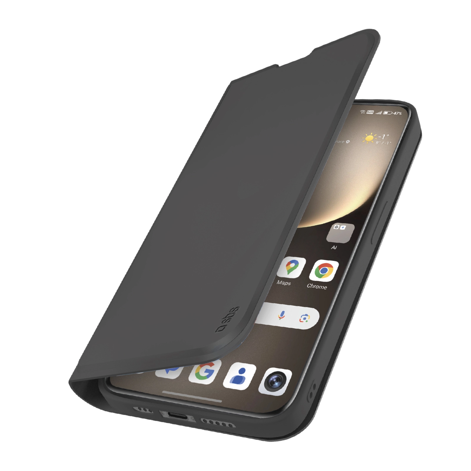 Etui SBS Wallet Mag do Honor Magic 7 Pro Czarny