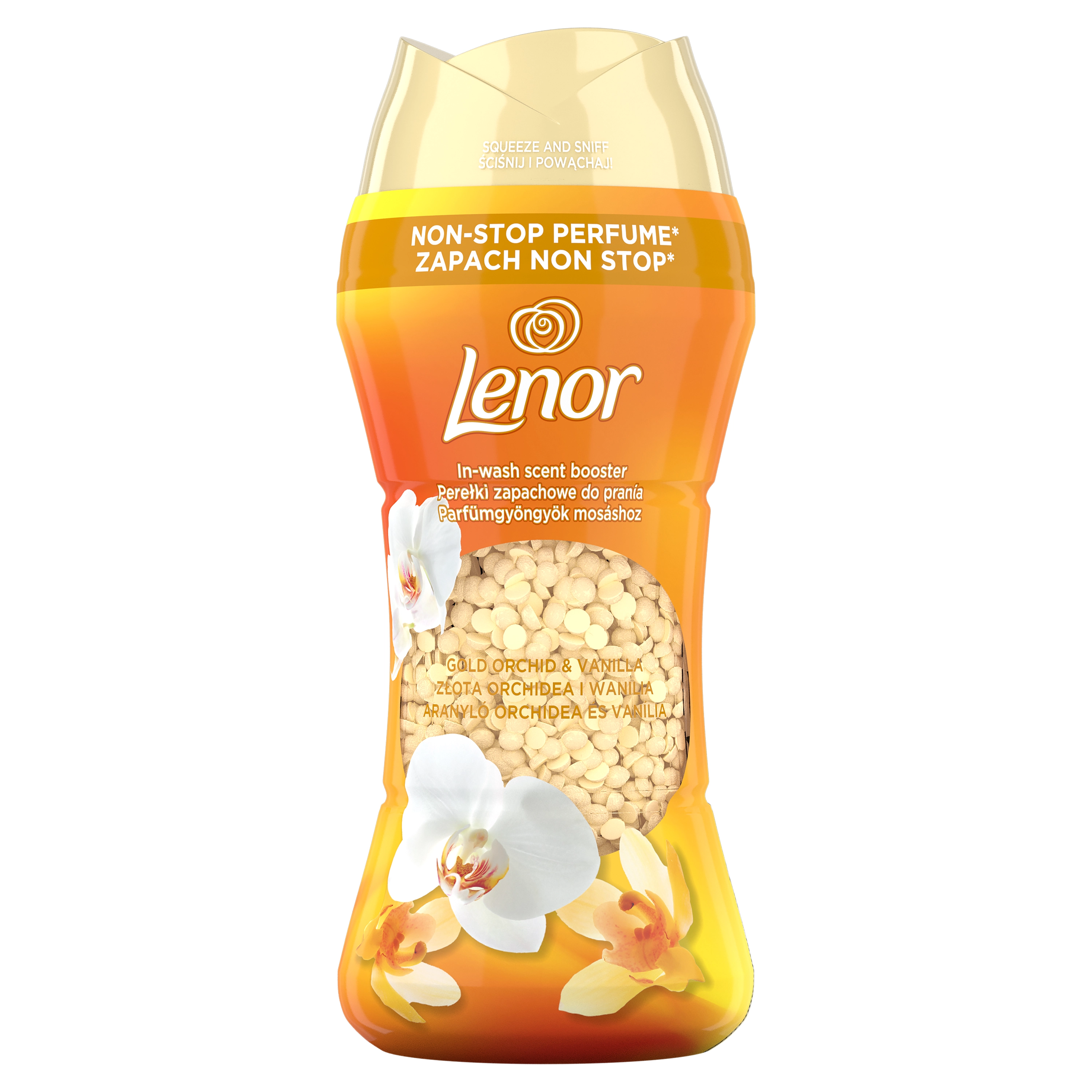 Zapach do pralki Lenor Perełki Gold Orchid & Vanilla 195g