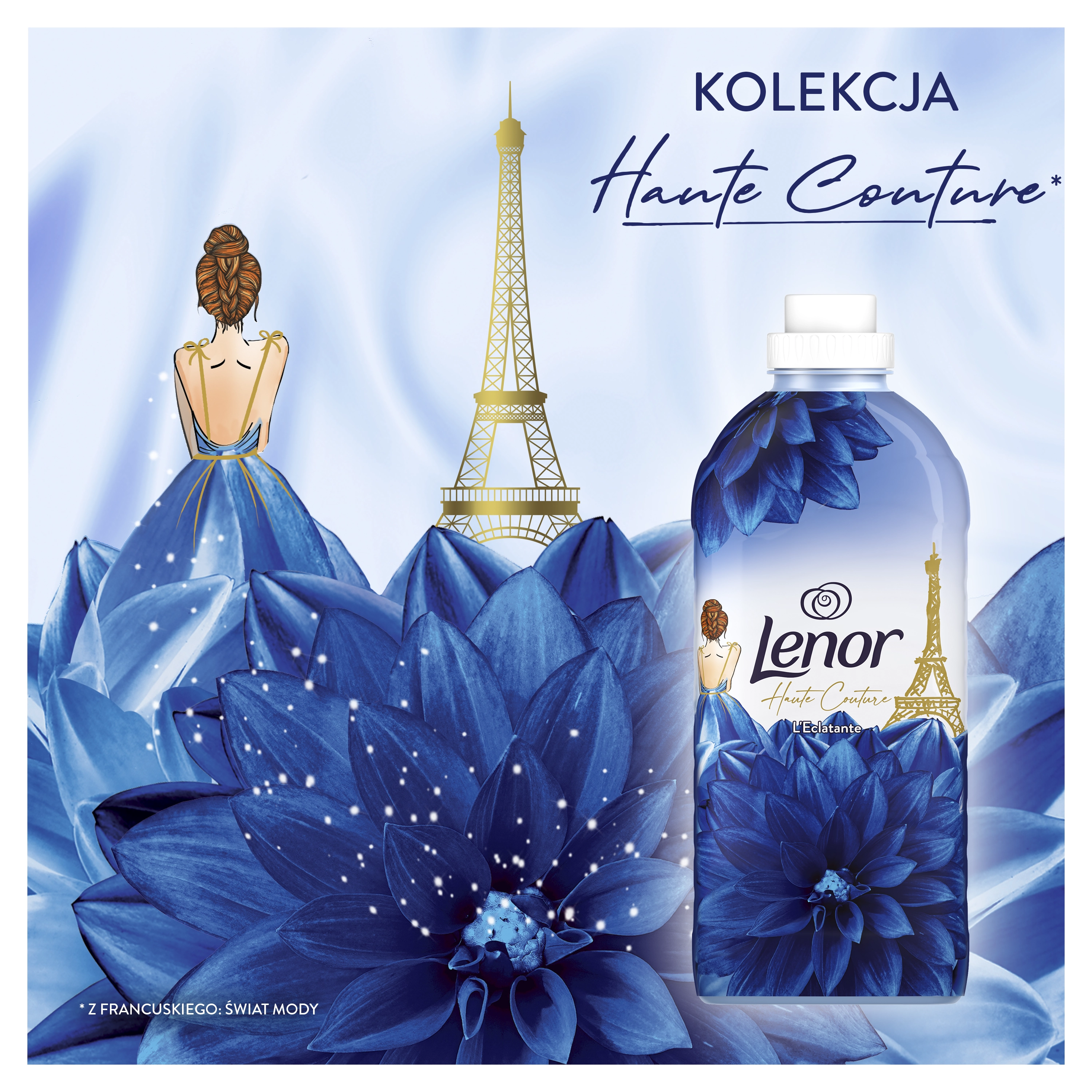 Płyn do płukania Lenor Haute Couture L'Eclatante 59 prań 1,239l