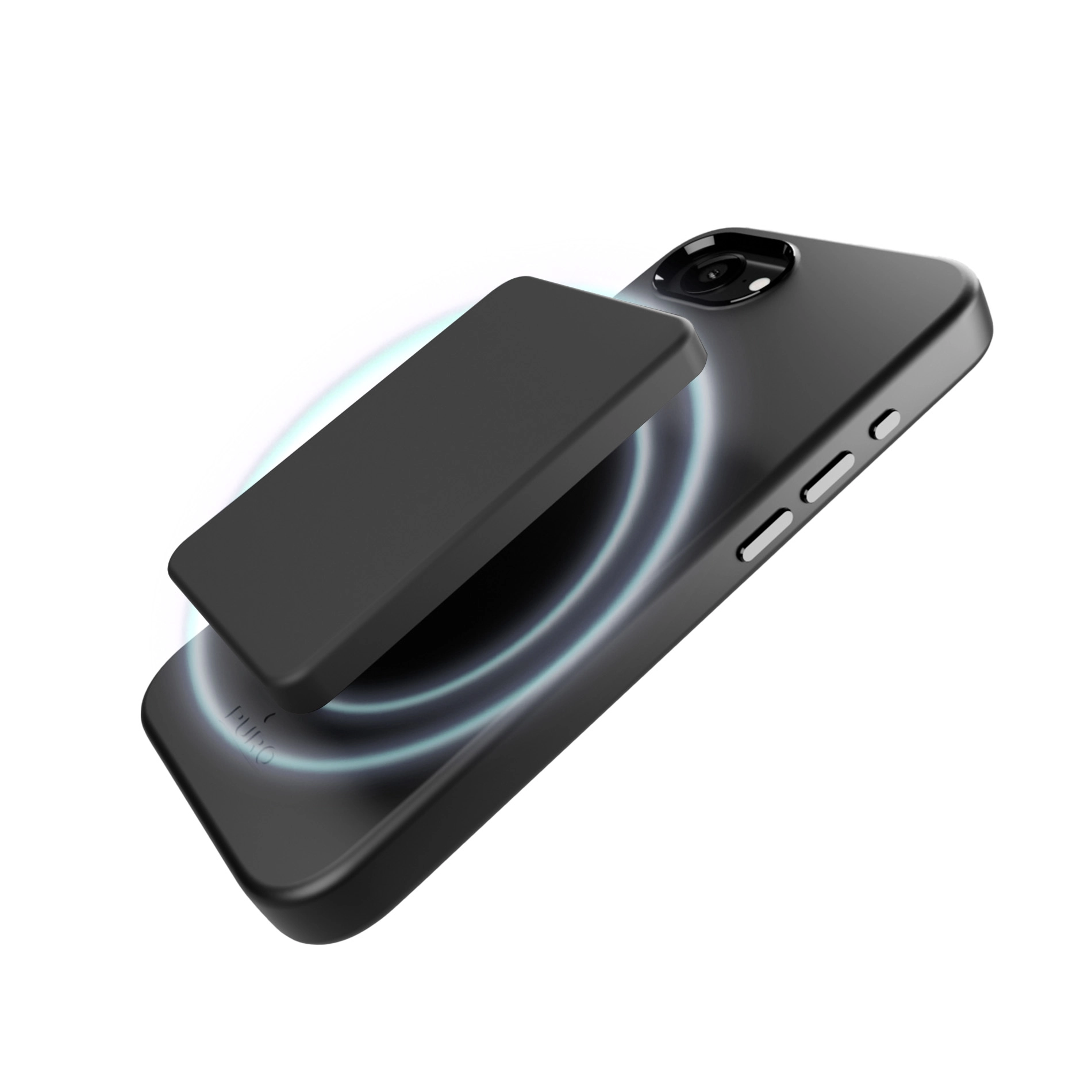 Etui Puro Icon Mag Pro do iPhone 16e Czarny