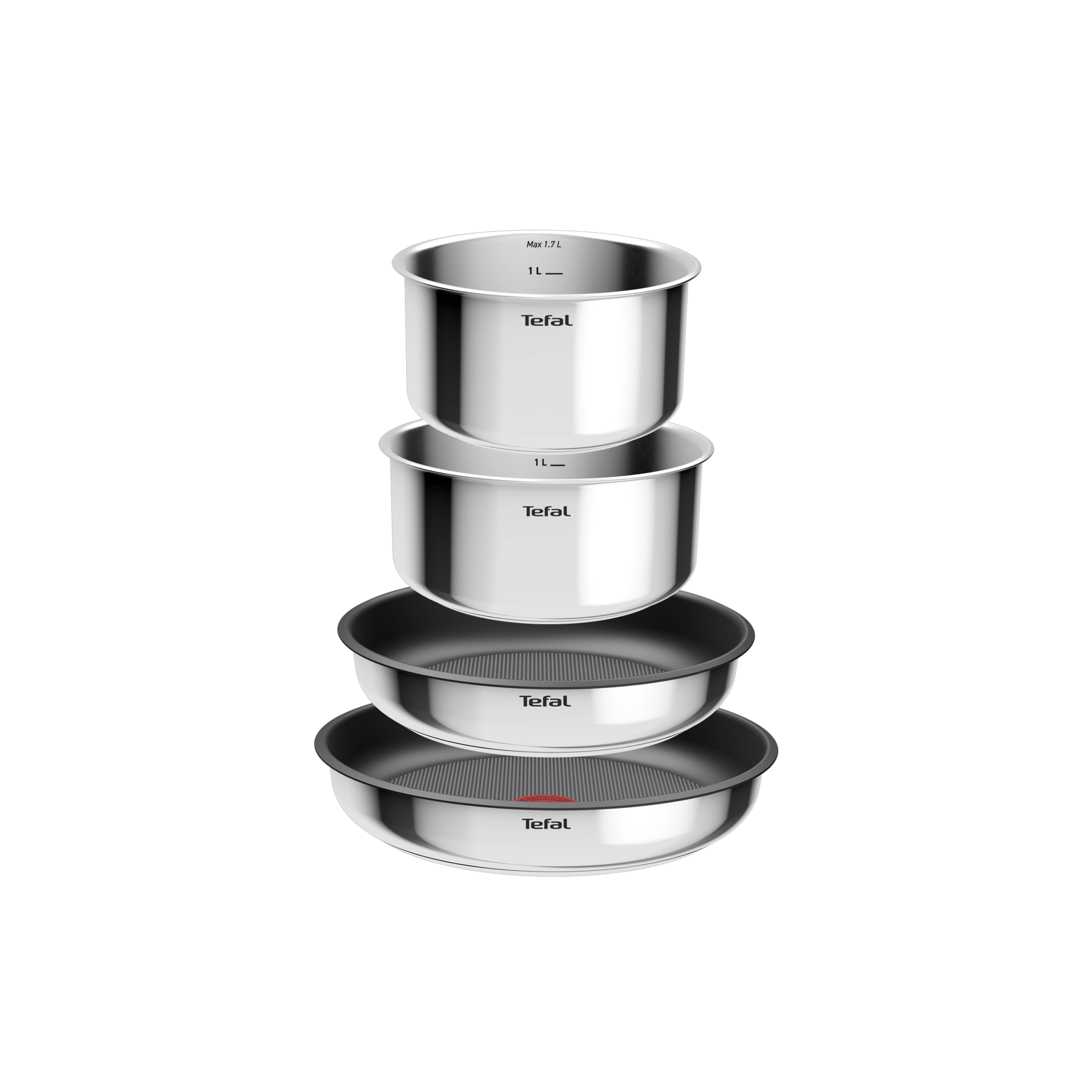 Zestaw garnków Tefal Ingenio Cook Eat L881S504 Indukcja Stal nierdzewna 5 elementów