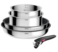 Tefal Ingenio Cook Eat L881S504 Indukcja Stal nierdzewna 5 elementów
