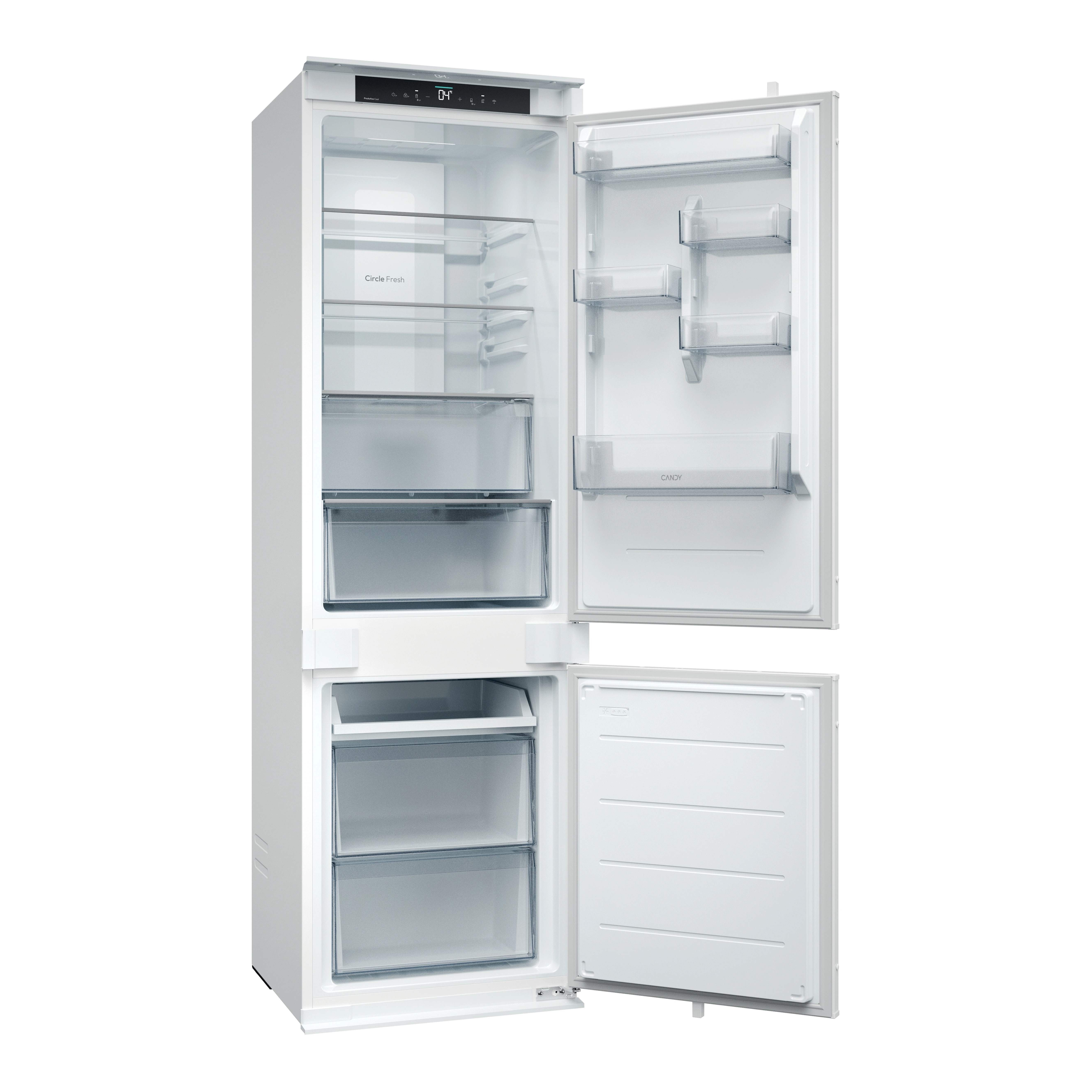Lodówka Candy ECNBQT3518E Pełny No Frost 177cm