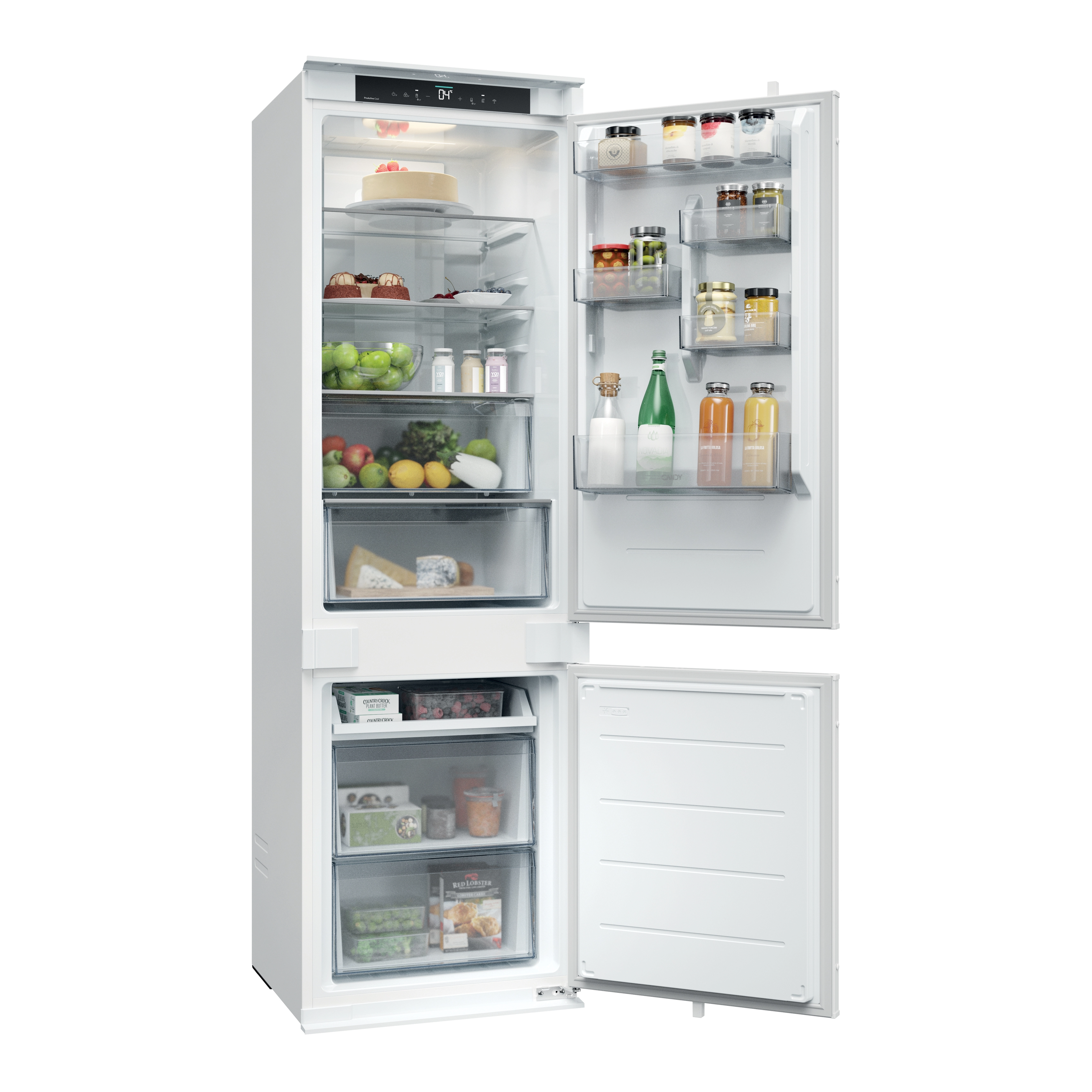 Lodówka Candy ECNBQT3518E Pełny No Frost 177cm