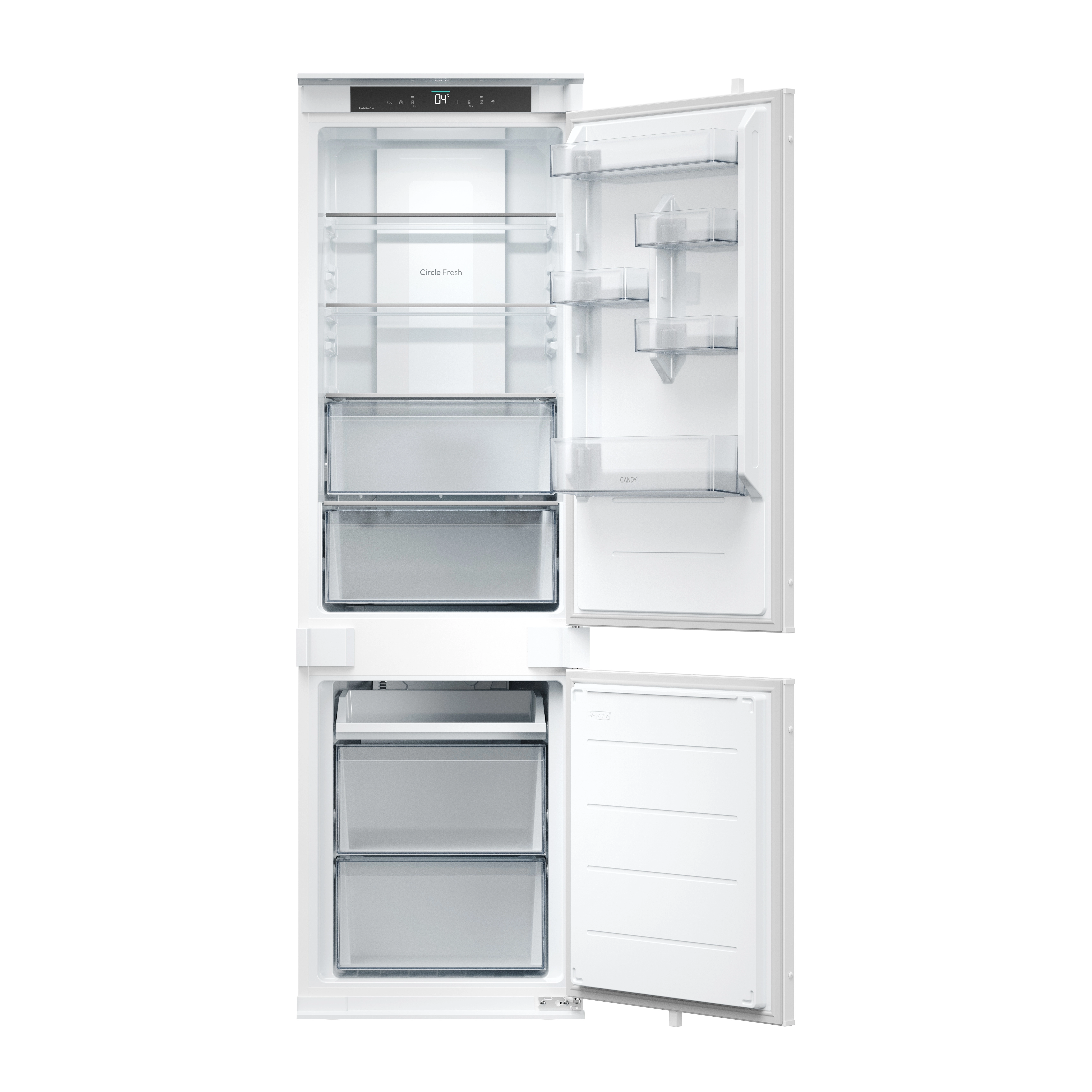 Lodówka Candy ECNBQT3518E Pełny No Frost 177cm