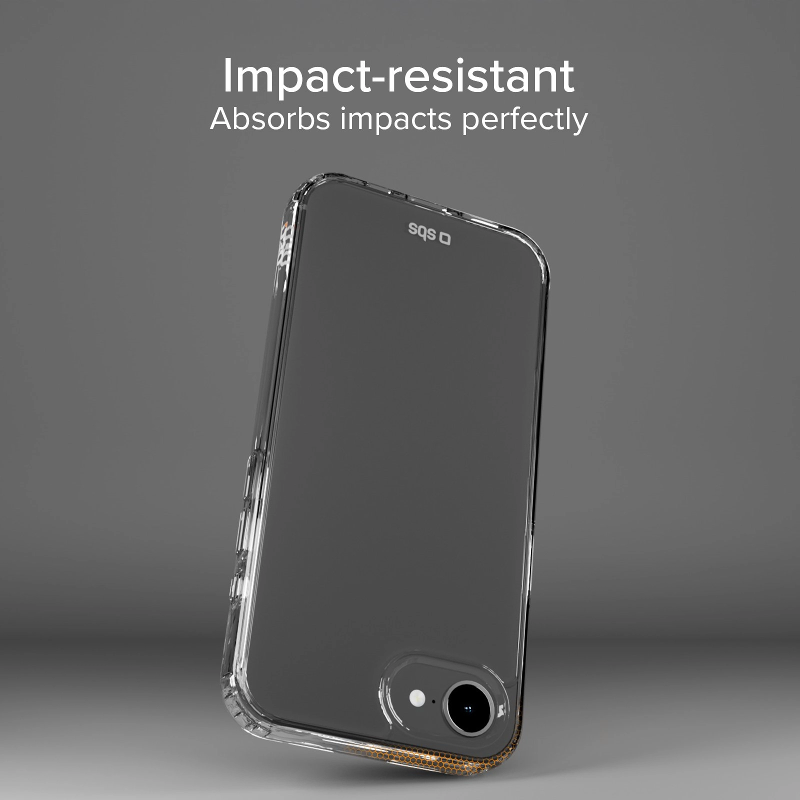 Etui SBS D3O do iPhone 16e Przezroczysty