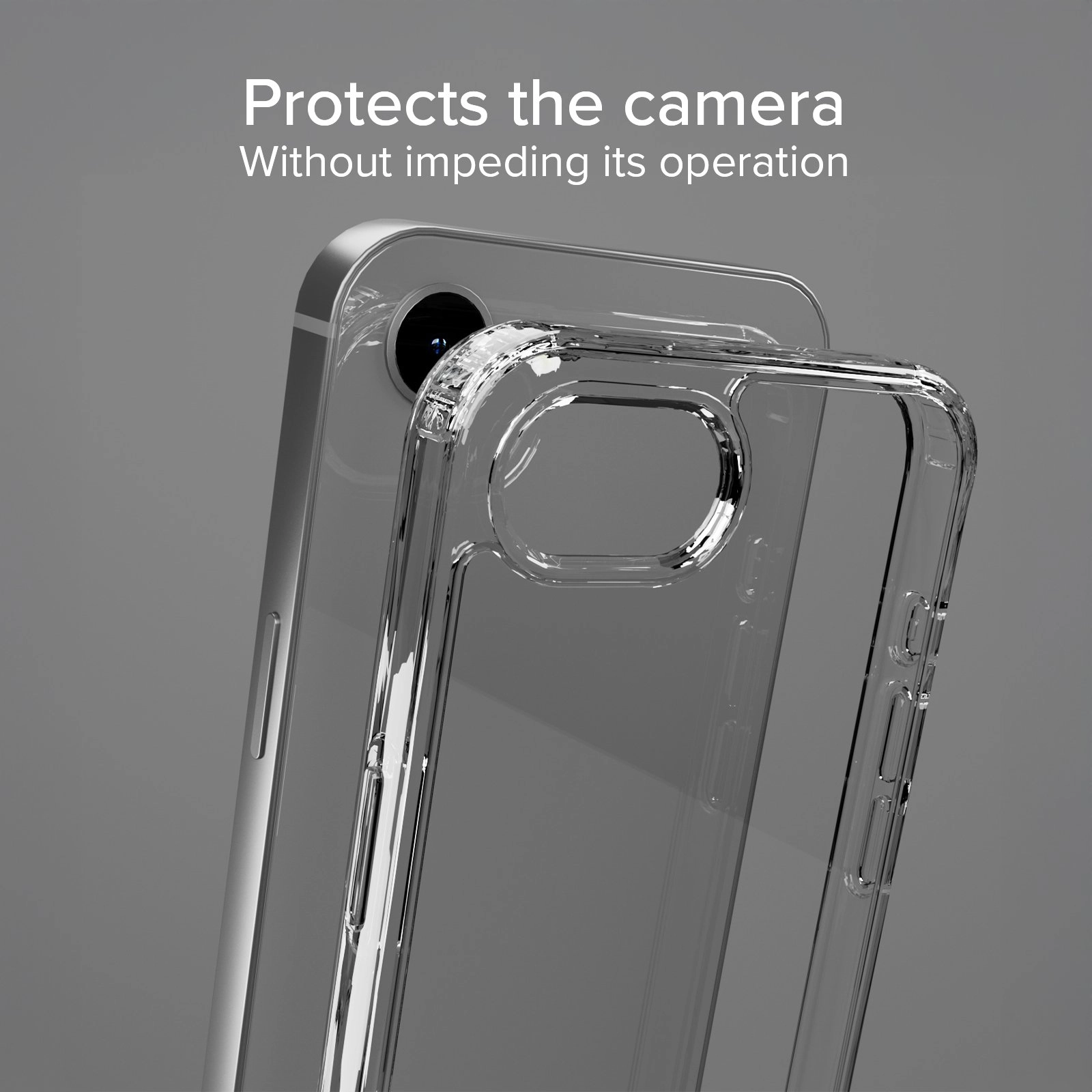 Etui SBS D3O do iPhone 16e Przezroczysty