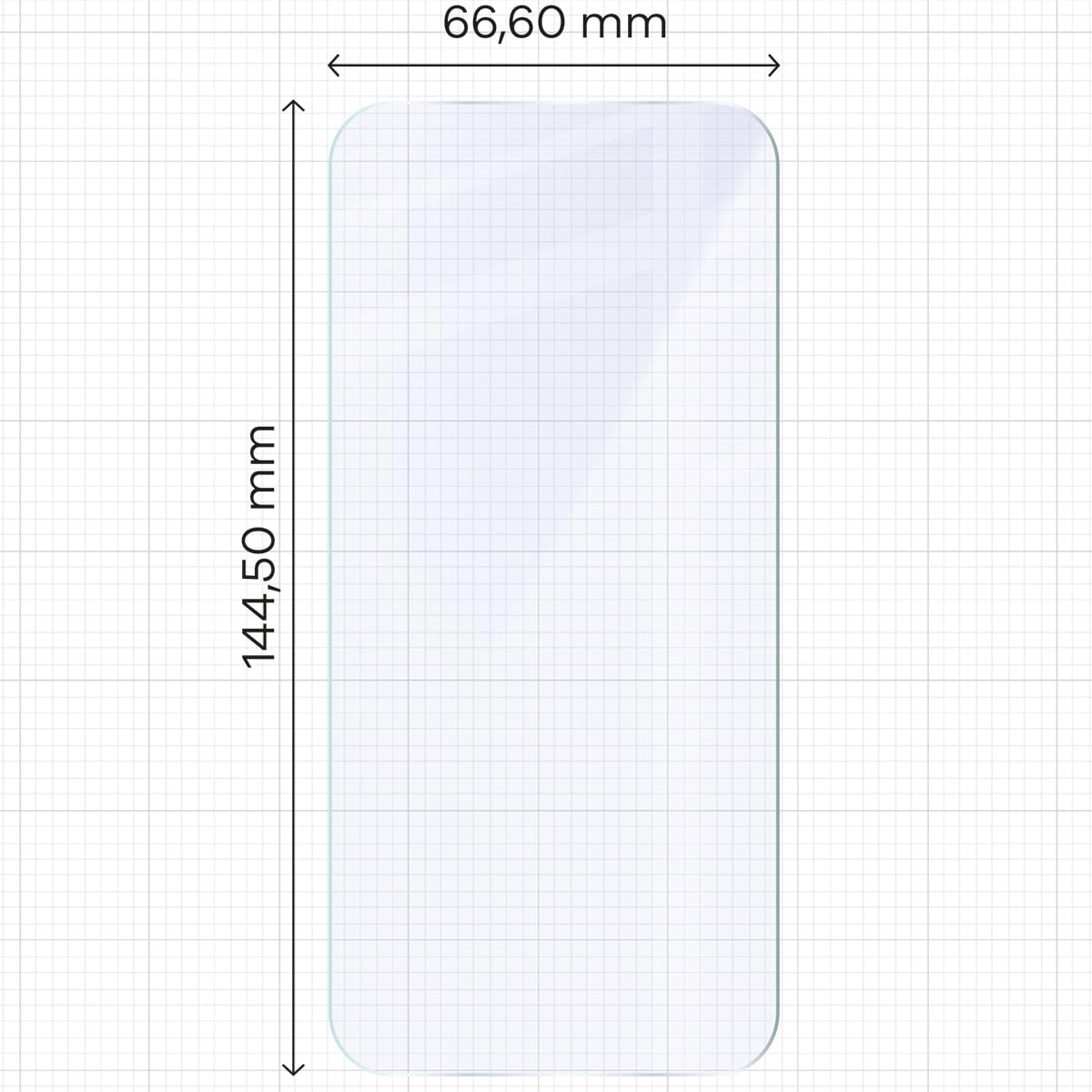 Szkło hybrydowe Bizon elastyczne Mule do iPhone 16 Pro