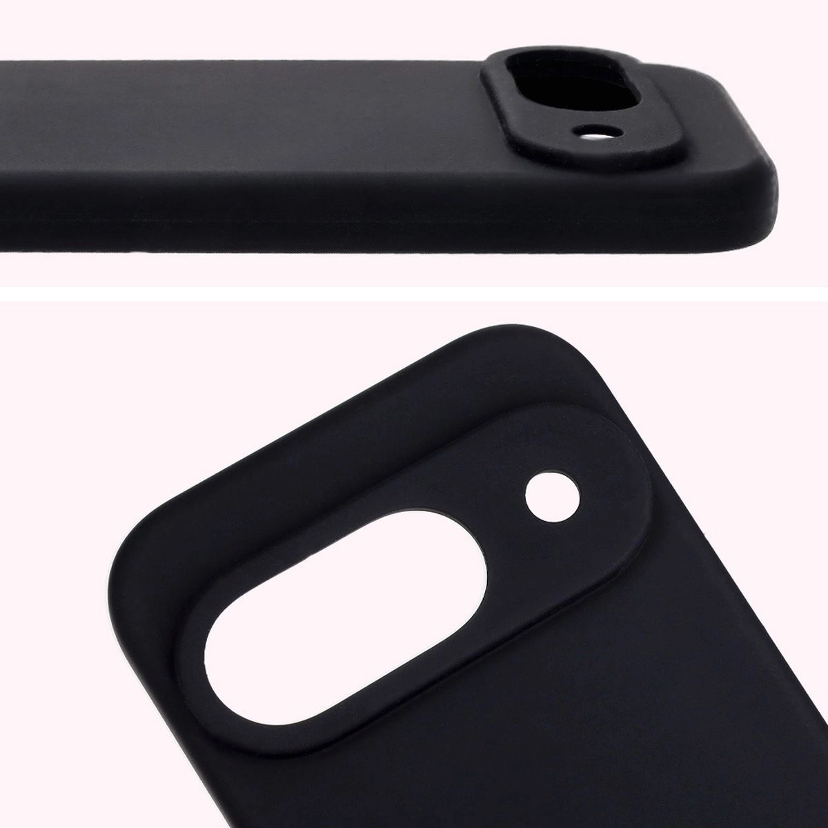 Etui Bizon Silikonowe Soft do Google Pixel 9 Czarny