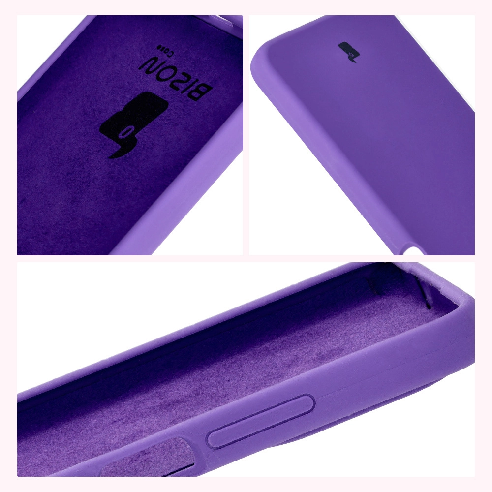 Etui Bizon Silikonowe Soft do Realme C67 4G Fioletowy