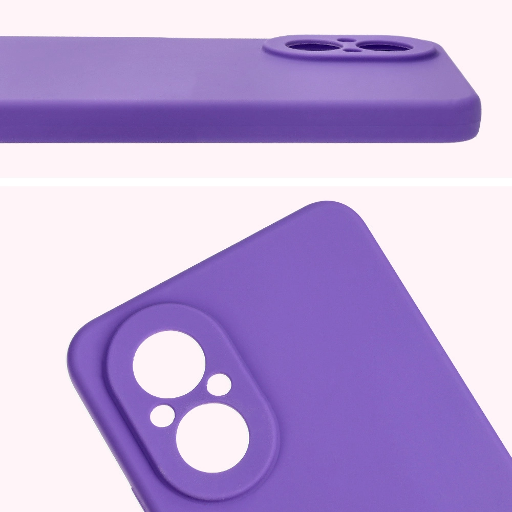 Etui Bizon Silikonowe Soft do Realme C67 4G Fioletowy