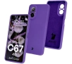 Etui Bizon Silikonowe Soft do Realme C67 4G Fioletowy