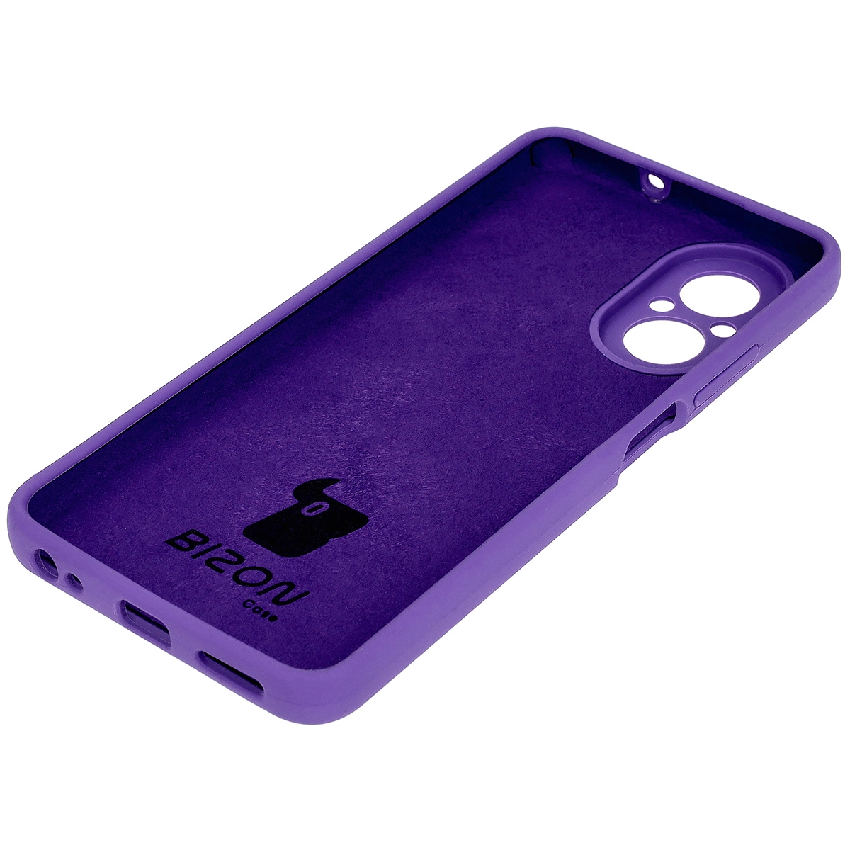 Etui Bizon Silikonowe Soft do Realme C67 4G Fioletowy