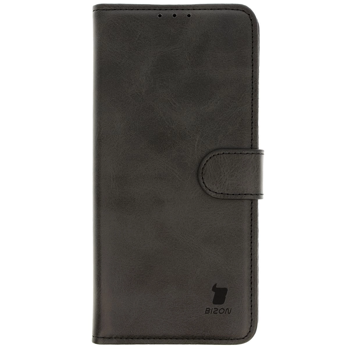 Etui Bizon z klapką Pocket do Galaxy A36 5G Czarny