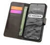 Etui Bizon z klapką Pocket do Galaxy A36 5G Czarny