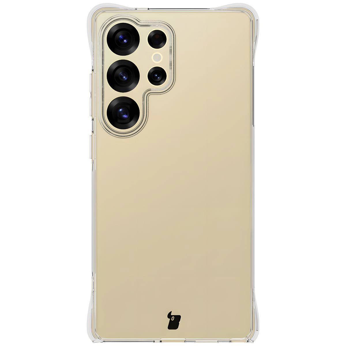 Etui Bizon Elastyczne Salpa do Galaxy S25 Ultra Przezroczysty