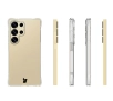 Etui Bizon Elastyczne Salpa do Galaxy S25 Ultra Przezroczysty
