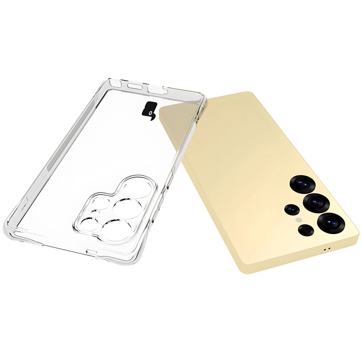 Etui Bizon Elastyczne Salpa do Galaxy S25 Ultra Przezroczysty