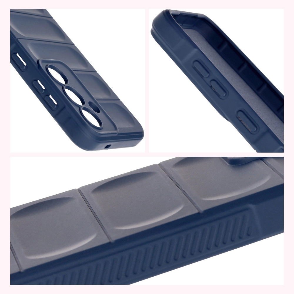Etui Bizon Tur do Galaxy S25 Plus Granatowy