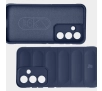 Etui Bizon Tur do Galaxy S25 Plus Granatowy