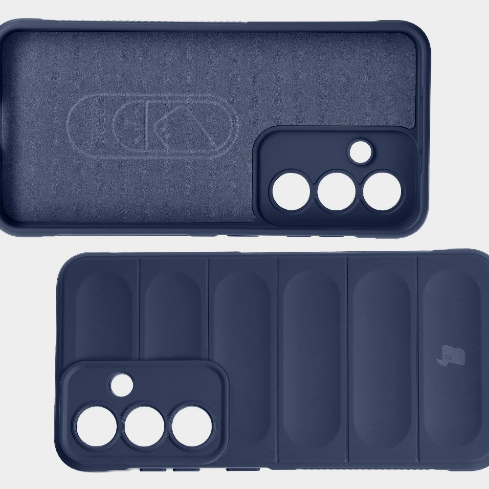 Etui Bizon Tur do Galaxy S25 Plus Granatowy