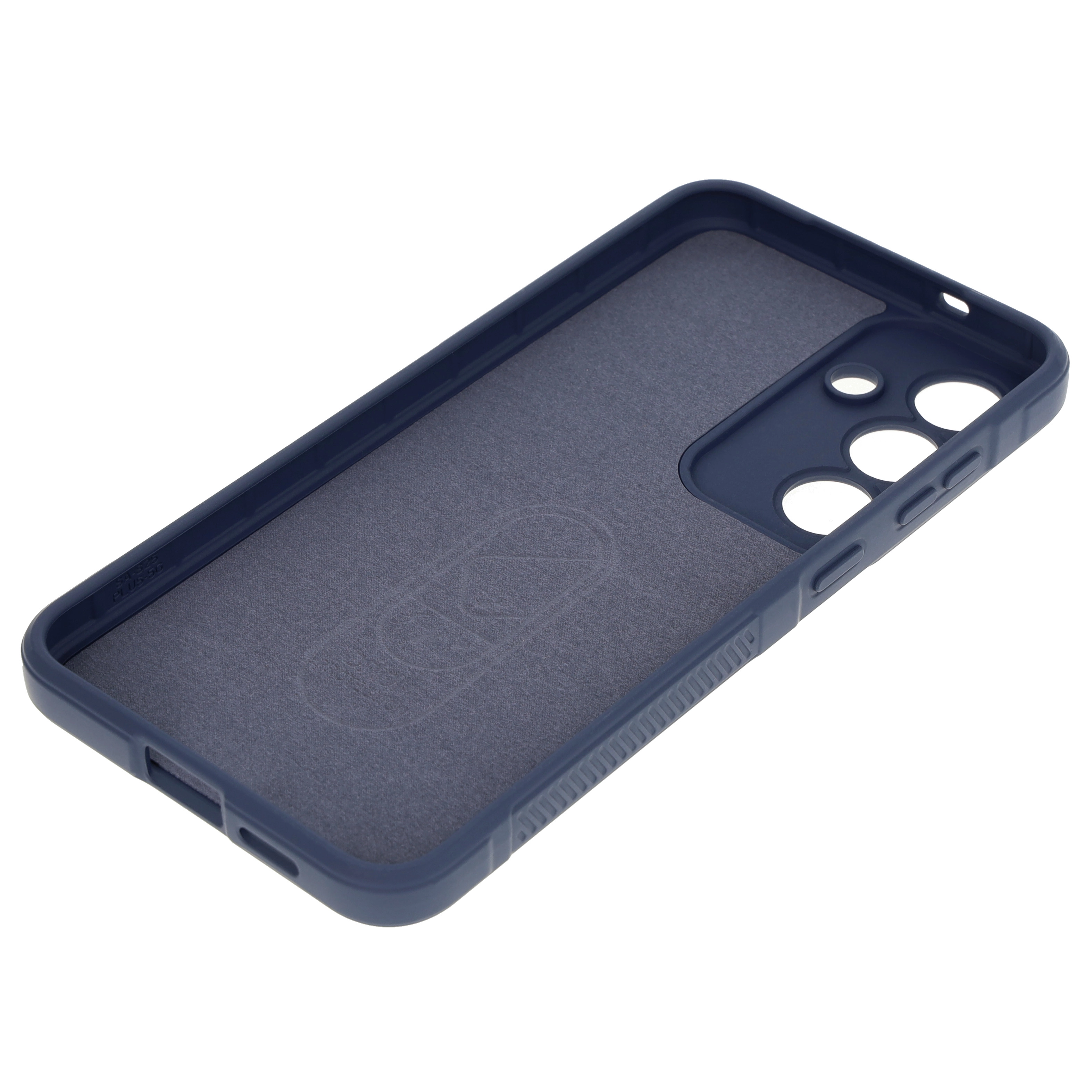 Etui Bizon Tur do Galaxy S25 Plus Granatowy