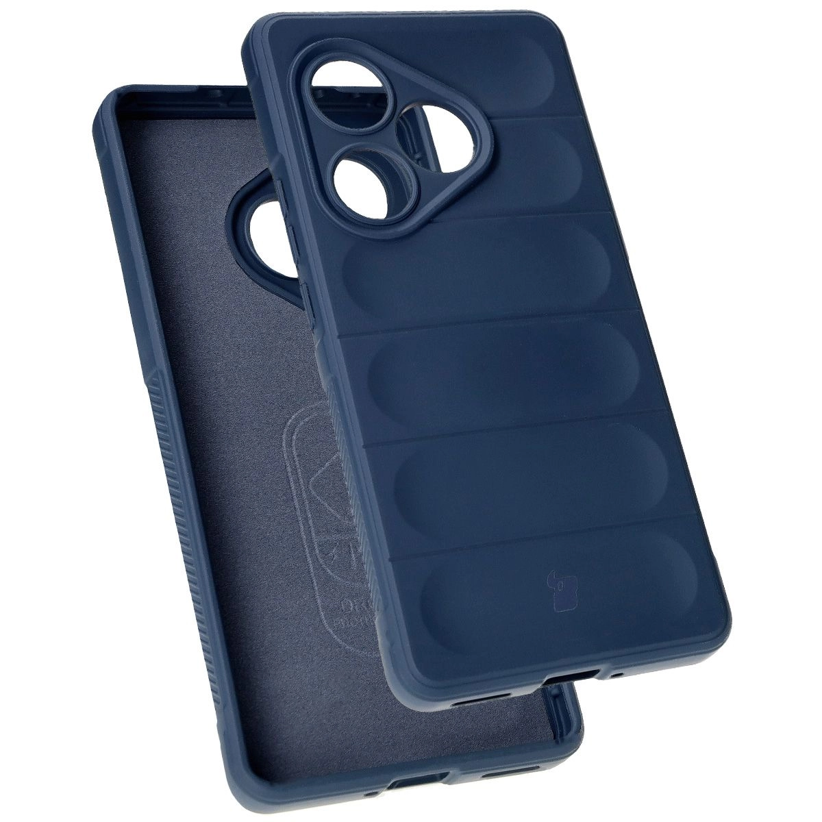 Etui Bizon Tur do Realme GT 6 / GT 6T / GT Neo 6 / GT Neo 6 SE Granatowy