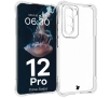 Etui Bizon Elastyczne Salpa do Oppo Reno 12 Pro Przezroczysty