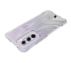 Etui Bizon Elastyczne Salpa do Oppo Reno 12 Pro Przezroczysty