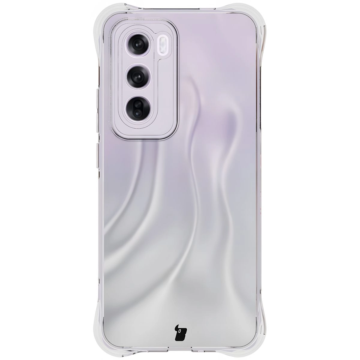 Etui Bizon Elastyczne Salpa do Oppo Reno 12 Pro Przezroczysty