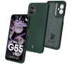 Etui Bizon Silikonowe Soft do Motorola Moto G55 5G Ciemnozielony
