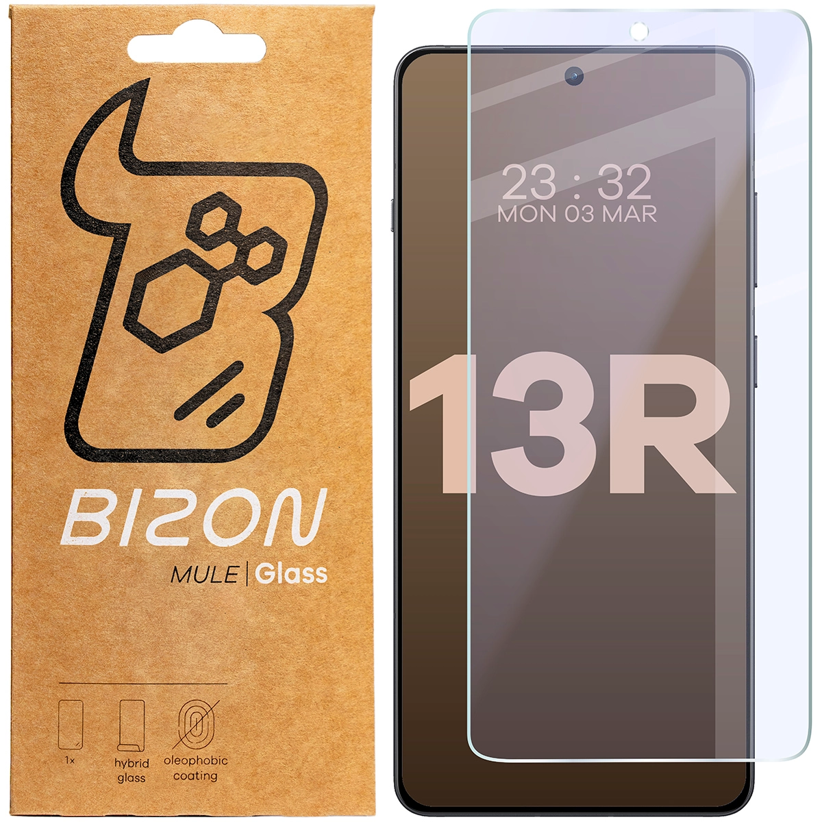 Szkło hybrydowe Bizon elastyczne Mule do OnePlus 13R