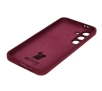 Etui Bizon Silikonowe Soft do Galaxy S24 FE Ciemno-fioletowy