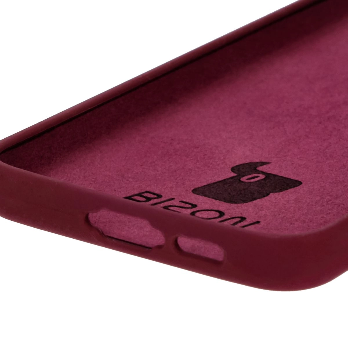 Etui Bizon Silikonowe Soft do Galaxy S24 FE Ciemno-fioletowy