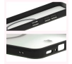Etui Bizon MatteO z MagSafe do Galaxy A36 5G Półprzezroczyste z czarną ramką