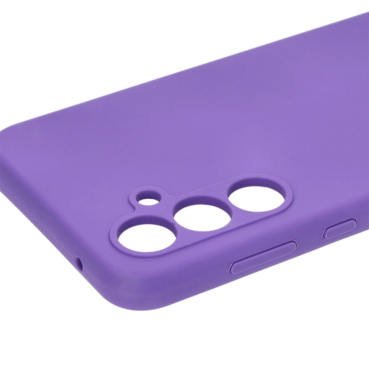 Etui Bizon Silikonowe Soft do Galaxy A55 5G Fioletowy