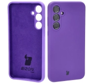 Bizon Silikonowe Soft do Galaxy A55 5G Fioletowy