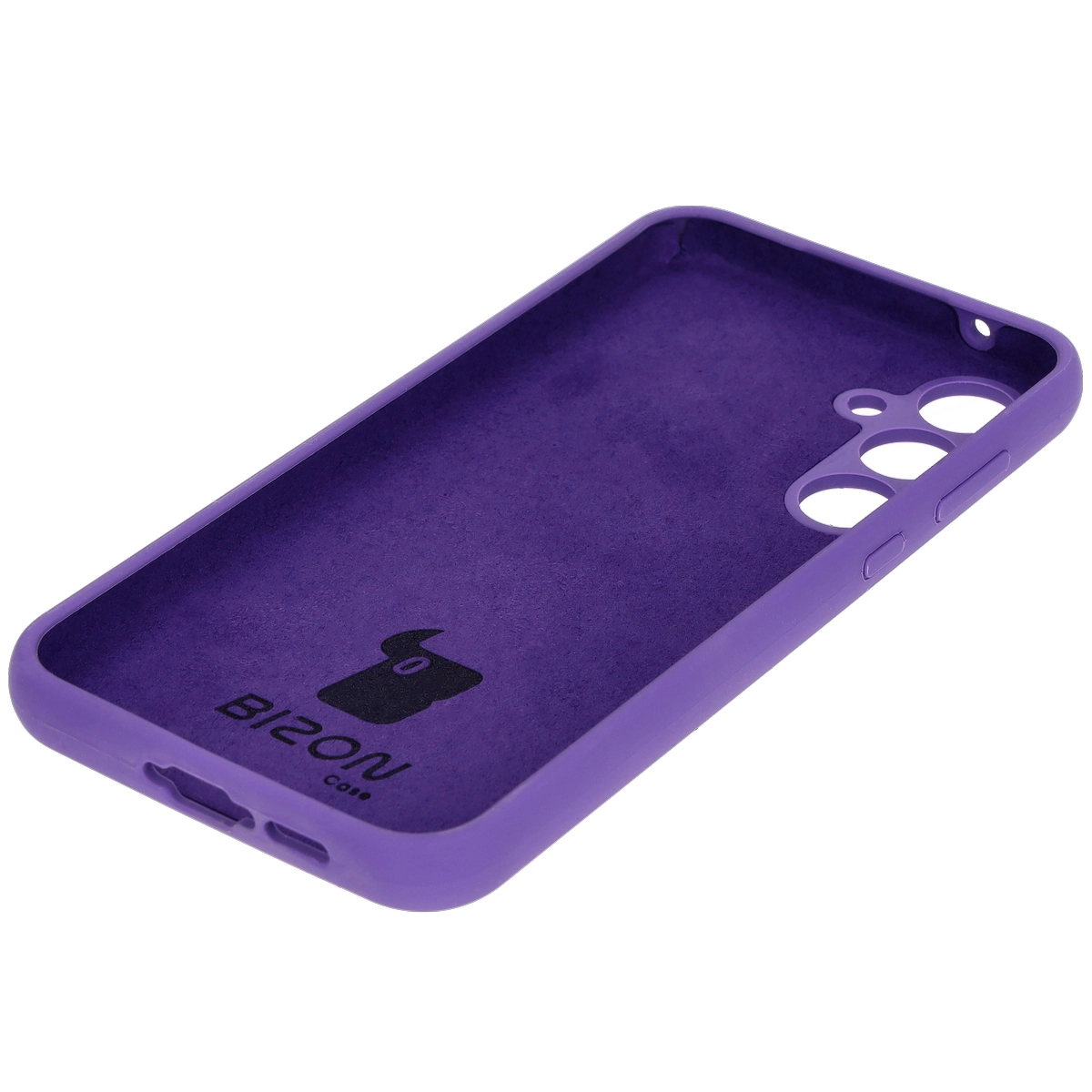 Etui Bizon Silikonowe Soft do Galaxy A55 5G Fioletowy